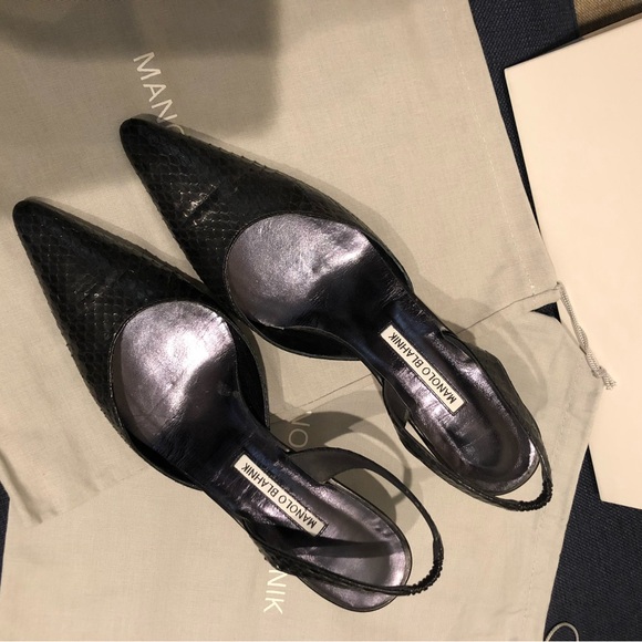 Manolo Blahnik Slingbacks - Picture 7 of 11